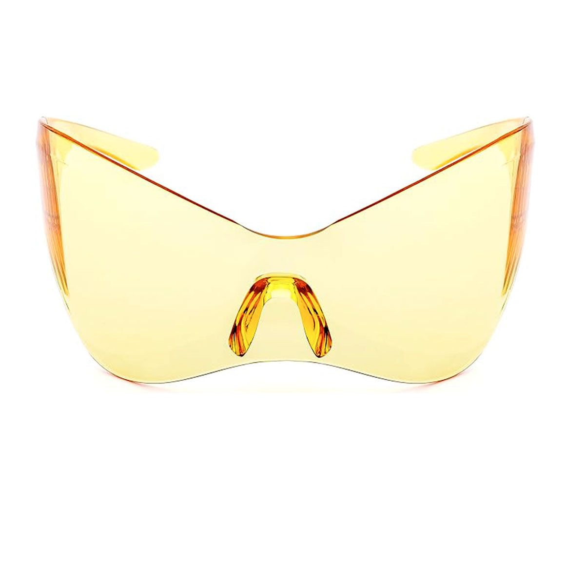 Sunglasses Mask Wrap Yellow Eyewear for Women