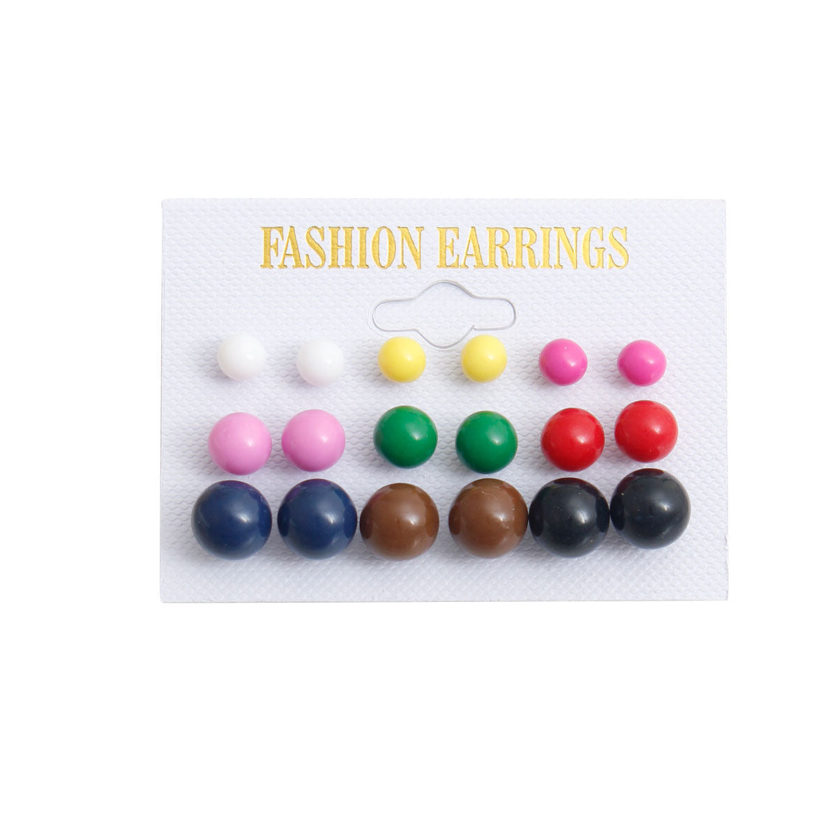 Various Color 9 pcs Studs