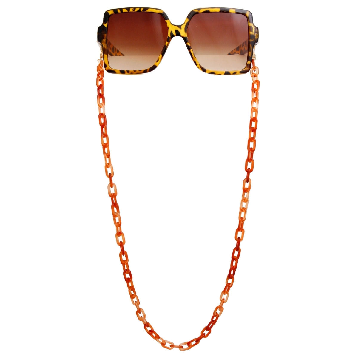 Brown Link Sunglasses Chain