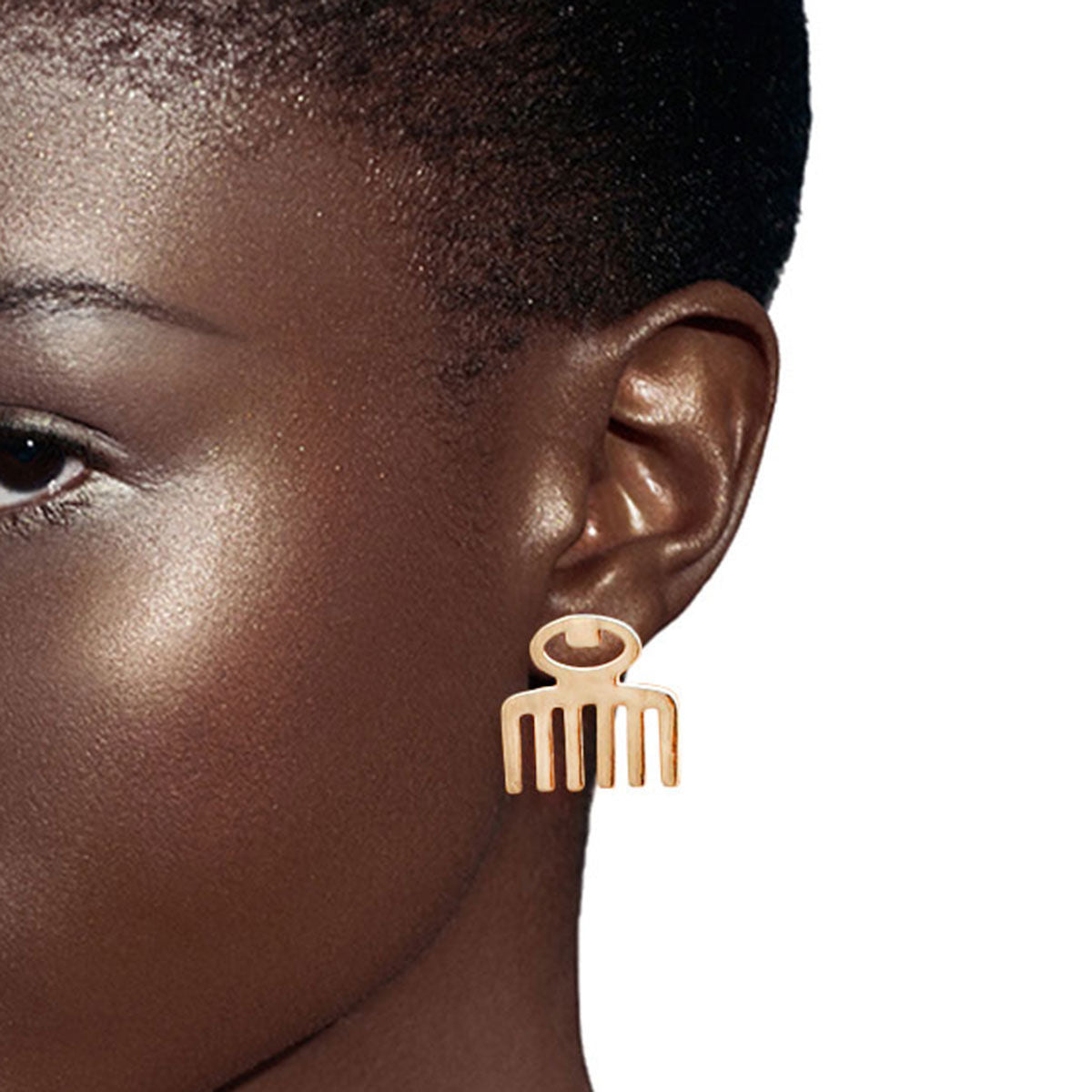 Gold 3 Pcs Melanin Poppin Studs