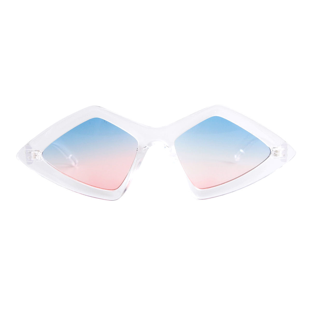 Clear Pointed Frame Sunglasses