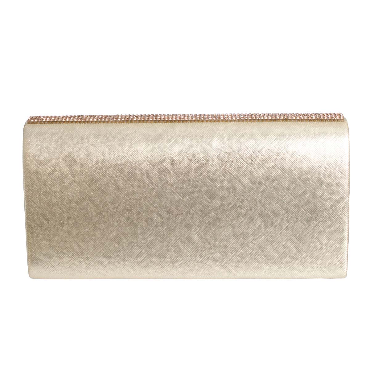 Gold Queen Flap Clutch