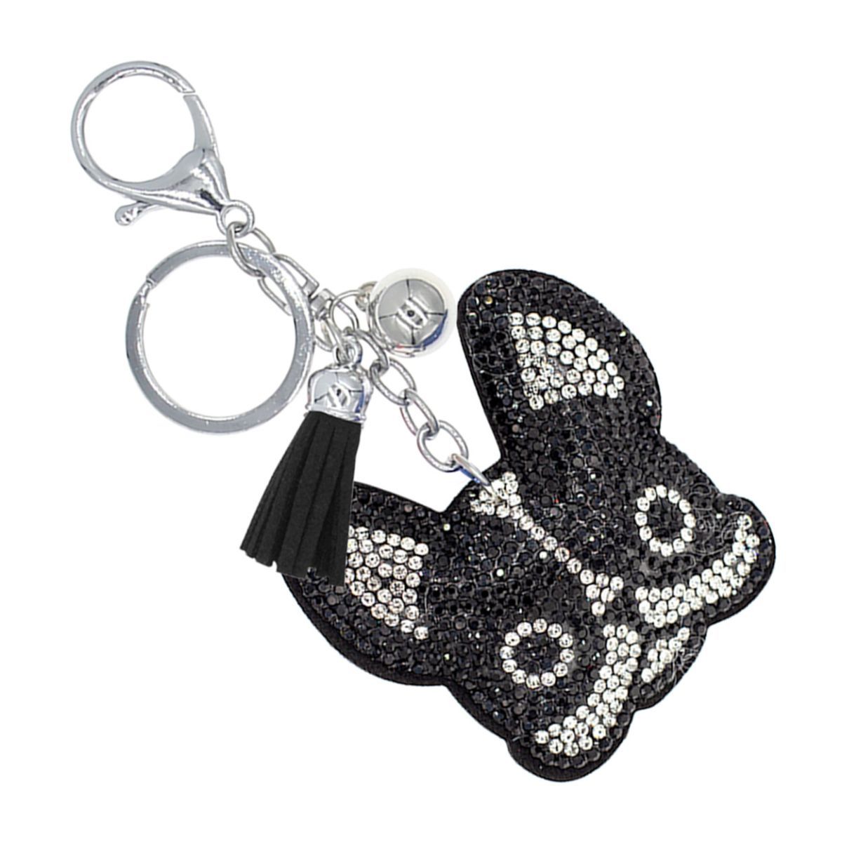 Boston Terrier Keychain Bag Charm